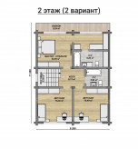 Дом из профилированного бруса VZ-493